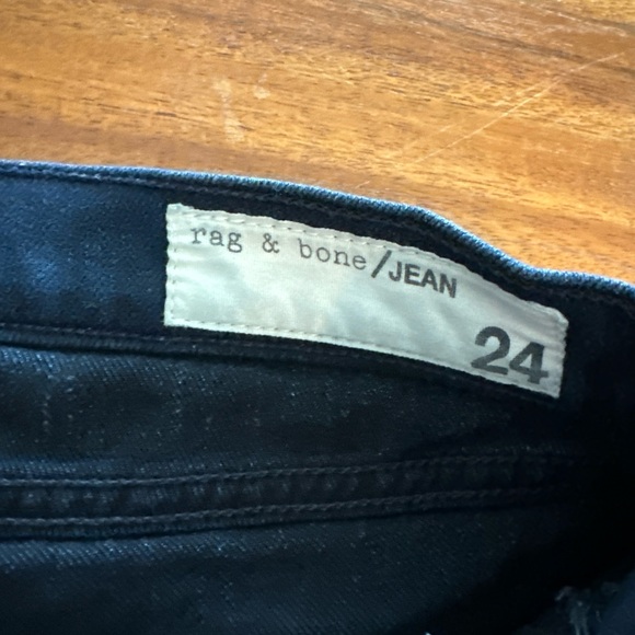 Rag & Bone Womens Ankle Skinny Distressed Jeans Blue Size 24 - Picture 7 of 10